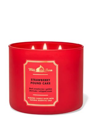 Velas Bath and Body Works - Strawberry Pound Cake