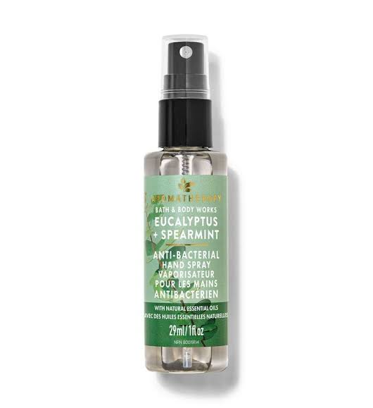 Spray Sanitizante Bath and Body Works - Eucalyptus + Spearmint