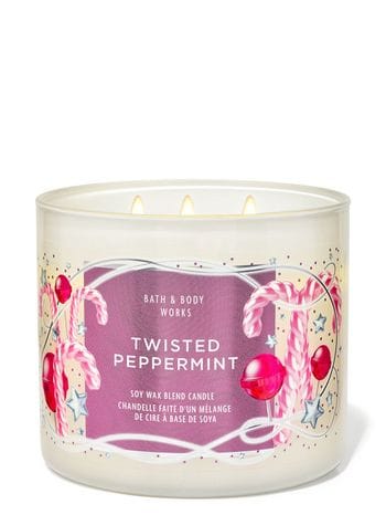 Velas Bath and Body Works - Twisted Peppermint